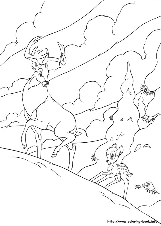 Bambi 2 coloring picture